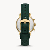  Shop Authentic Fossil Neutra Chronograph Green Dial Green Leather Strap Watch for Women - ES5239 - Luxxuri