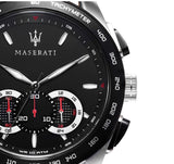  Shop Authentic Maserati Traguardo Black Dial Black Leather Strap Watch For Men - R8871612028 - Luxxuri