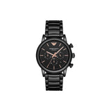  Shop Authentic Emporio Armani Luigi Ceramic Chronograph Black Dial Black Strap Watch For Men - AR1509 - Luxxuri