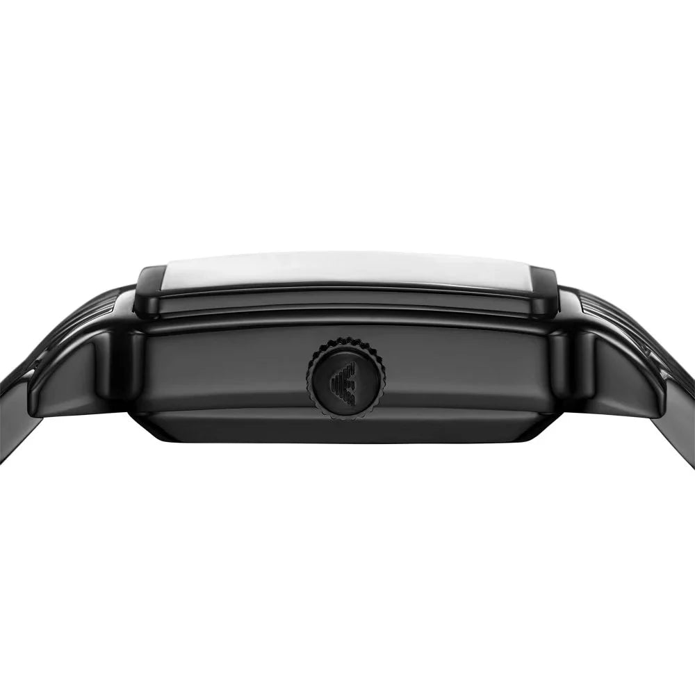  Shop Authentic Emporio Armani Meccanico Black Dial Black Steel Strap Watch For Men - AR60058 - Luxxuri