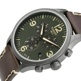  Shop Authentic Tissot T Sport Chrono XL Green Dial Brown Leather Strap Watch For Men - T116.617.36.097.00 - Luxxuri