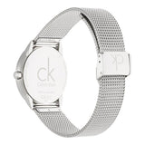  Shop Authentic Calvin Klein Minimal SIlver Dial Silver Mesh Bracelet Watch for Women - K3M221Y6 - Luxxuri