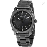  Shop Authentic Fossil Machine Chronograph Black Dial Grey Steel Strap Watch for Men - FS4774 - Luxxuri