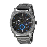  Shop Authentic Fossil Machine Chronograph Brown Dial Grey Steel Strap Watch for Men - FS4931 - Luxxuri