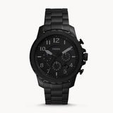  Shop Authentic Fossil Bowman Chronograph Black Dial Black Steel Strap Watch for Men - FS5603 - Luxxuri