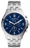  Shop Authentic Fossil Forrester Chronograph Blue Dial Silver Steel Strap Watch for Men - FS5605 - Luxxuri