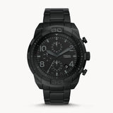  Shop Authentic Fossil Bronson Chronograph Black Dial Black Steel Strap Watch for Men - FS5712 - Luxxuri