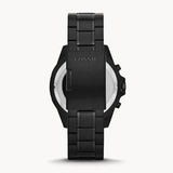 Shop Authentic Fossil Garrett Chronograph Black Dial Black Steel Strap Watch for Men - FS5773 - Luxxuri