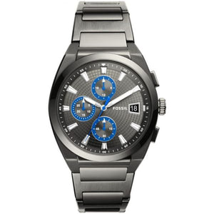  Shop Authentic Fossil Everett Chronograph Grey Dial Grey Steel Strap Watch for Men - FS5830 - Luxxuri