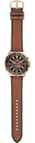  Shop Authentic Fossil Garrett Chronograph Brown Dial Brown Leather Strap Watch for Men - FS5867 - Luxxuri
