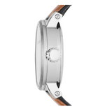  Shop Authentic Fossil Boyfriend Automatic Skeleton Silver Dial Brown Leather Strap Watch for Women - ME3109 - Luxxuri