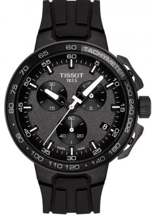  Shop Authentic Tissot T Race Cycling Chronograph Black Dial Black Rubber Strap Watch For Men - T111.417.37.441.03 - Luxxuri