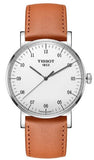  Shop Authentic Tissot T Classic Everytime Large White Dial Brown Leather Strap Watch For Men - T109.610.16.037.00 - Luxxuri