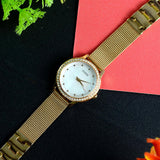  Shop Authentic Guess Chelsea Mother of Pearl White Dial Rose Gold Mesh Strap Watch For Women - W0647L2 - Luxxuri