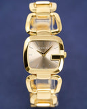  Shop Authentic Gucci G Gucci Brown Dial Rose Gold Steel Strap Watch For Women - YA125408 - Luxxuri