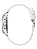  Shop Authentic Guess Marina Quartz White Dial White Rubber Strap Watch For Women - W1025L1 - Luxxuri