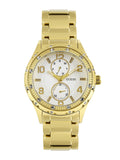  Shop Authentic Guess Siren Diamonds Silver Dial Gold Steel Strap Watch for Women - W0442L2 - Luxxuri