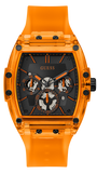  Shop Authentic Guess Phoenix Multifunction Black Dial Orange Rubber Strap Watch For Men - GW0203G10 - Luxxuri