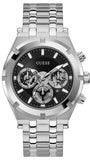  Shop Authentic Guess Continental Black Dial Silver Steel Strap Watch for Men - GW0260G1 - Luxxuri