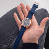  Shop Authentic Guess Connoisseur Blue Dial Blue Silicone Strap Watch For Men - GW0335G2 - Luxxuri