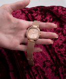  Shop Authentic Guess Tapestry Diamonds Rose Gold Dial Rose Gold Mesh Bracelet Watch for Women - GW0354L3 - Luxxuri