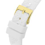  Shop Authentic Guess Crown Jewel Multifunction Diamonds White Dial White Leather Strap Watch for Women - GW0411L1 - Luxxuri