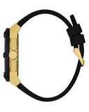  Shop Authentic Guess Matrix Multifunction Gold Dial Black Rubber Strap Watch For Men - GW0423G2 - Luxxuri