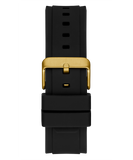  Shop Authentic Guess Matrix Multifunction Gold Dial Black Rubber Strap Watch For Men - GW0423G2 - Luxxuri