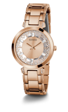  Shop Authentic Guess Crystal Clear Rose Gold Dial Rose Gold Steel Strap Watch for Women - GW0470L3 - Luxxuri