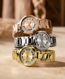  Shop Authentic Guess Crystal Clear Rose Gold Dial Rose Gold Steel Strap Watch for Women - GW0470L3 - Luxxuri