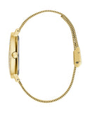  Shop Authentic Guess Iconic Diamonds Gold Dial Gold Mesh Bracelet Watch For Women - GW0477L2 - Luxxuri