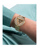  Shop Authentic Guess Iconic Diamonds Gold Dial Gold Mesh Bracelet Watch For Women - GW0477L2 - Luxxuri