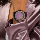  Shop Authentic Guess Confetti Chronograph Crystals Multicolor Dial Purple Steel Strap Watch For Women - GW0483L5 - Luxxuri