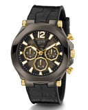  Shop Authentic Guess Edge Chronograph Black Dial Black Leather Strap Watch For Men - GW0492G1 - Luxxuri
