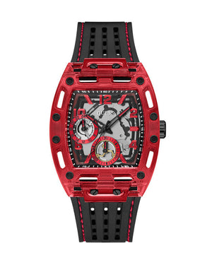  Shop Authentic Guess Phoenix Multifunction Analog Red Dial Black Silicone Strap Watch For Men - GW0499G4 - Luxxuri