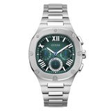 Shop Authentic Guess Headline Quartz Green Dial Silver Steel Strap Watch For Men - GW0572G6 - Luxxuri