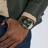  Shop Authentic Guess Dress Chronograph Multifunction Green Dial Two Tone Steel Strap Watch For Men - GW0631G1 - Luxxuri