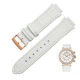  Shop Authentic Swarovski Citra Sphere Chrono White Dial White Leather Strap Watch for Women - 5080602 - Luxxuri