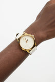  Shop Authentic Gucci G Timeless Quartz White Dial White Leather Strap Watch For Women - YA126580A - Luxxuri