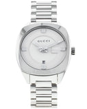  Shop Authentic Gucci GG2570 White Dial Silver Steel Strap Watch For Women - YA142502 - Luxxuri