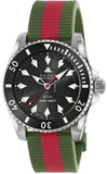  Shop Authentic Gucci Dive Automatic Black Dial Two Tone Rubber Strap Watch for Men - YA136349 - Luxxuri