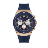  Shop Authentic Guess Poseidon Blue Dial Blue Rubber Strap Watch for Men - GW0057G2 - Luxxuri