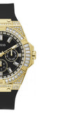  Shop Authentic Guess Zeus Chronograph Diamonds Black Dial Black Silicone Strap Watch For Men - GW0208G2 - Luxxuri