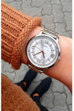  Shop Authentic Guess Montauk Silver Dial Two Tone Steel Strap Watch For Women - W0933L6 - Luxxuri