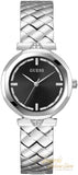  Shop Authentic Guess Rumour Quartz Black Dial Silver Steel Strap Watch For Women - GW0613L1 - Luxxuri