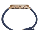  Shop Authentic Guess Solar White Rose Gold Dial Blue Rubber Strap Watch For Women - W1135L3 - Luxxuri