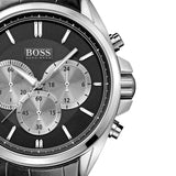  Shop Authentic Hugo Boss Driver Black Dial Black Leather Strap Watch for Men - 1512879 - Luxxuri