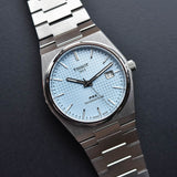  Shop Authentic Tissot PRX Powermatic 80 Ice Blue Tiffany Dial Silver Steel Strap Watch for Men - T137.407.11.351.00 - Luxxuri