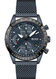  Shop Authentic Hugo Boss Pilot Edition Blue Dial Blue Mesh Bracelet Watch for Men - 1513887 - Luxxuri