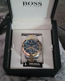  Shop Authentic Hugo Boss Hero Blue Dial Two Tone Steel Strap Watch for Men - 1513767 - Luxxuri